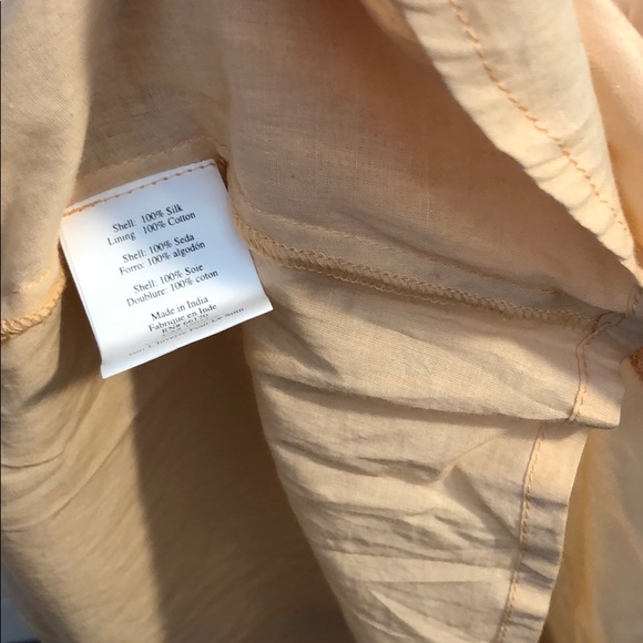 NWT Anupamaa silk maxi dress drawstring size M - Picture 5 of 6